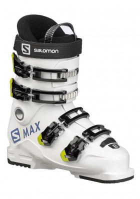 Kids ski boots Salomon S / Max 60T White / Acid Green